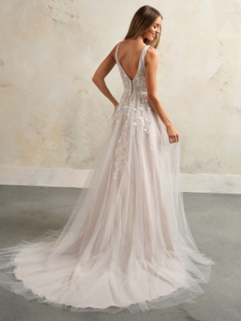 Maggie Sottero ZINNIA #2 All Ivory (gown with Ivory Illusion) thumbnail