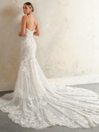 Maggie Sottero CHESNEY #5 All Ivory (gown with Ivory Illusion) thumbnail