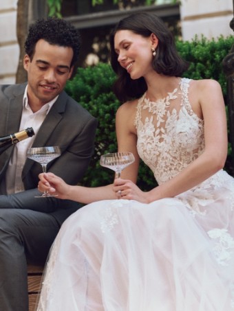 Maggie Sottero RICKIE #2 Ivory Over Blush thumbnail