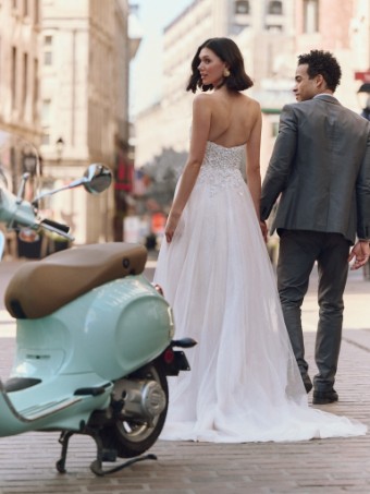 Maggie Sottero YVETTE #2 Ivory/Pewter/Blush thumbnail