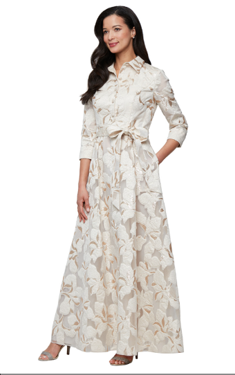 Alex Evenings 8181201 #0 default Ivory Gold thumbnail