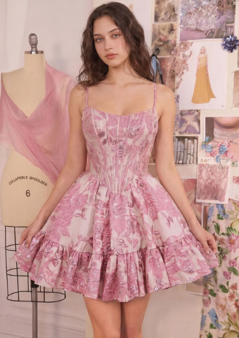 Ladivine by Cinderella Divine A1522 #4 Pink thumbnail